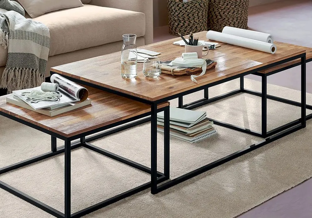 Lot de 3 Tables Gigogne Hari