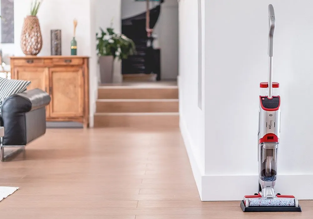 Aspirateur Laveur Nettoyeur Balai à Rouleau Rotatif sans Fil Cyclowash Eziclean (P420)