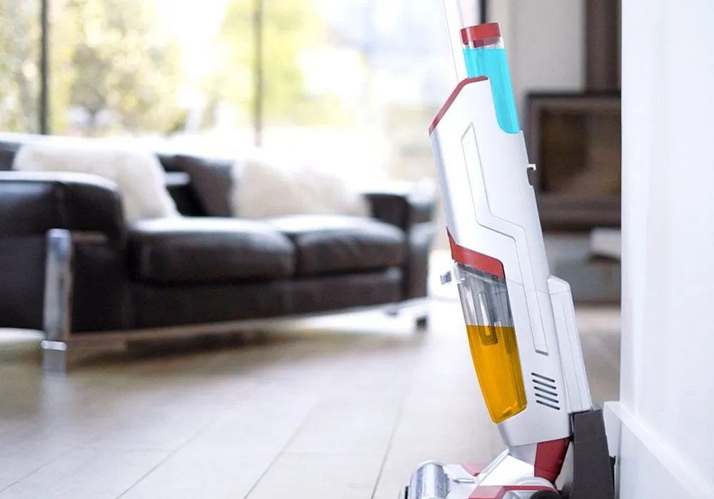 Aspirateur Laveur Nettoyeur Balai à Rouleau Rotatif sans Fil Cyclowash Eziclean (P420) – Image 2