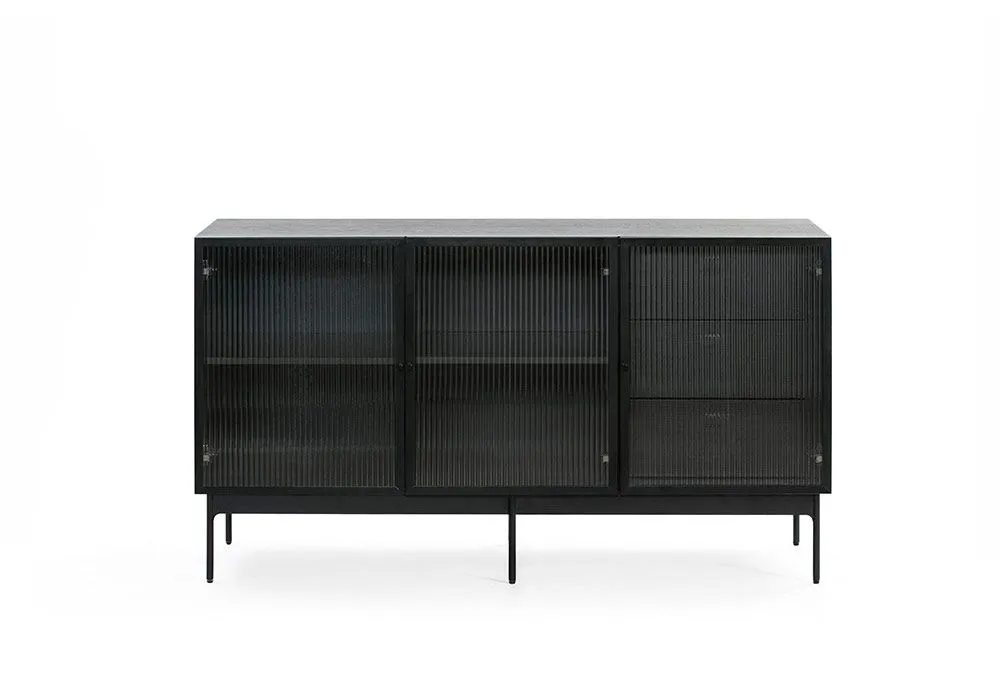 Buffet Bas 3 Portes 3 Tiroirs Blur – Image 4