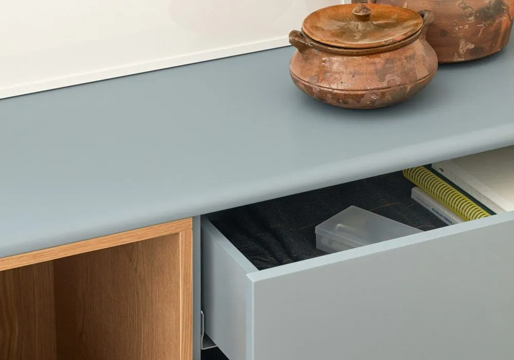 Buffet Bas 1 Porte 3 Tiroirs Corvo – Image 3