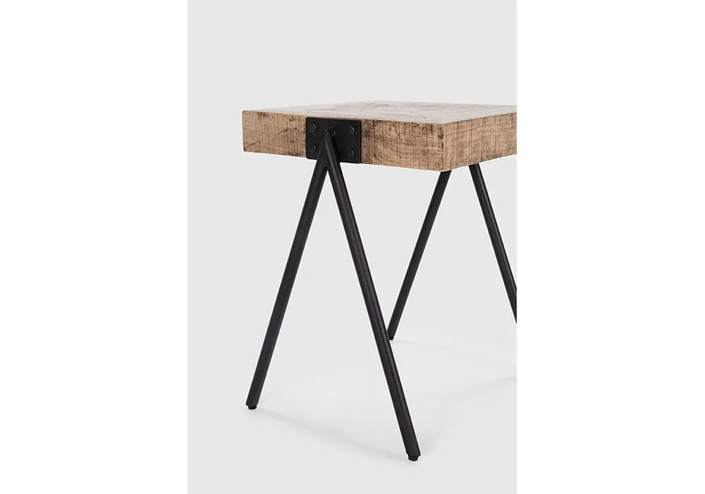 Table de Coin en Bois de Manguier Indra – Image 3