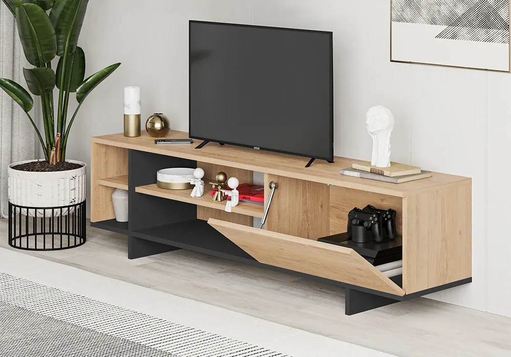 Meuble TV 1 Porte 160cm Cequoia – Image 2