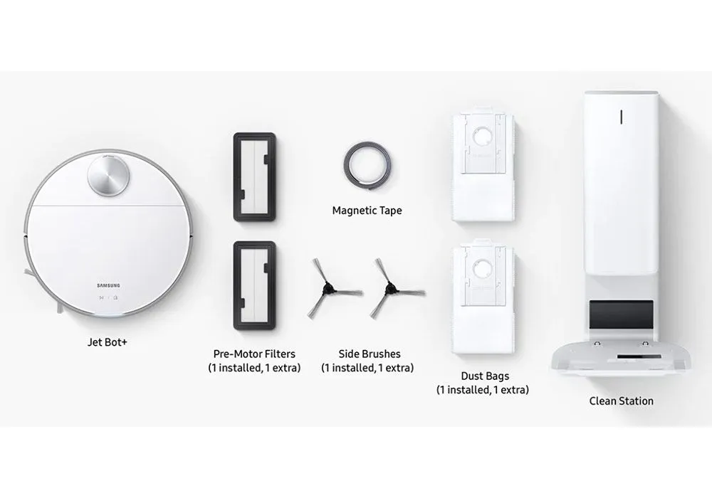 Aspirateur Robot Connecté JETBOT AI+Samsung (VR30T85513W) – Image 4