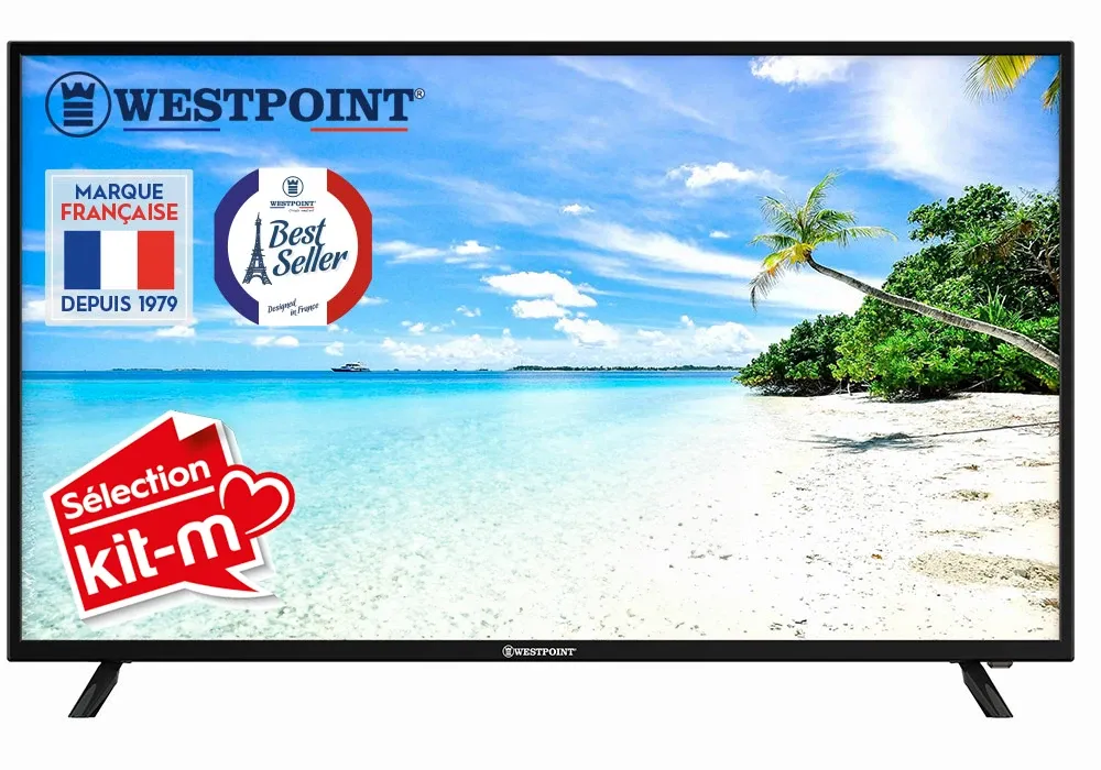 Pack TV LED 50″127cm Westpoint + Casque Bluetooth (TEK-50G22SM)