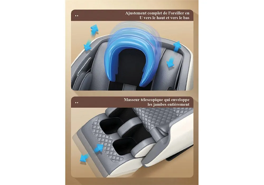 Fauteuil de Massage Relaxant Solaria Top Relax Noir – Image 4