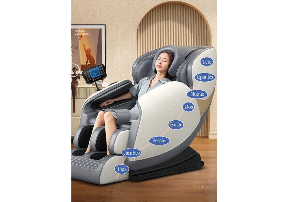 Fauteuil de Massage Relaxant Solaria Top Relax Noir – Image 2