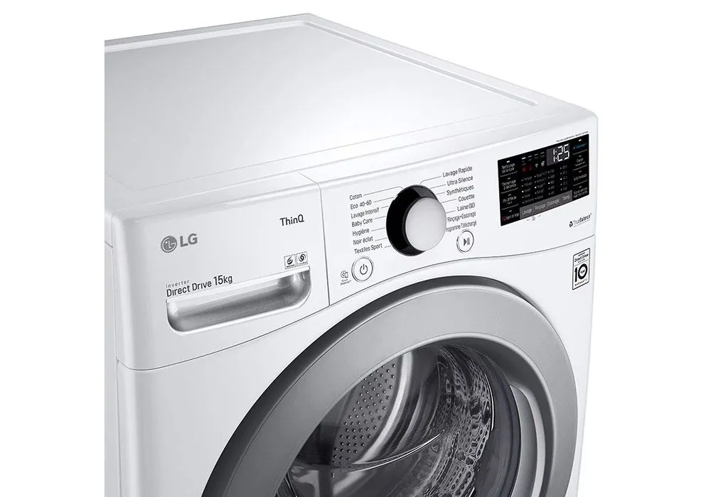 Lave Linge Frontal Connecté Wifi LG (F51P14WH) – Image 3