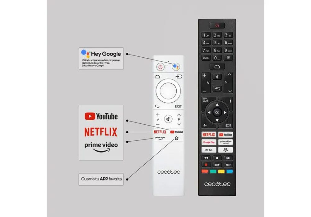 TV LED 4K VQU11055+ 139cm Cecotec (02568) – Image 5