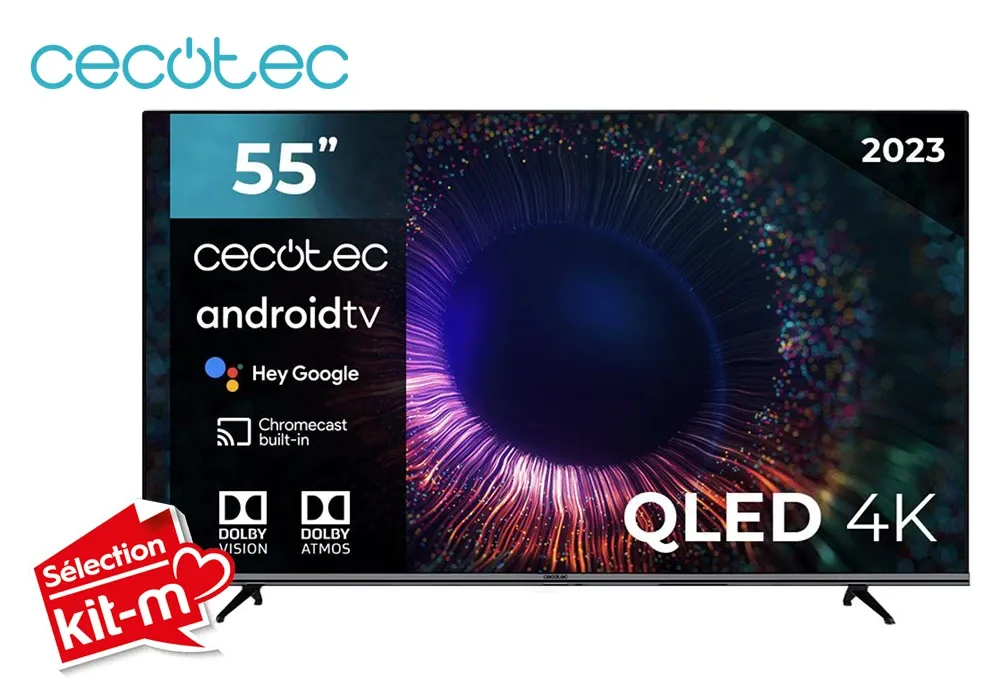 TV LED 4K VQU11055+ 139cm Cecotec (02568)