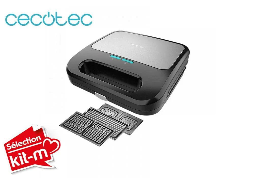 Croque Gaufre Grill 3en1 Rock’n Toast Cecotec (03228) – Image 2