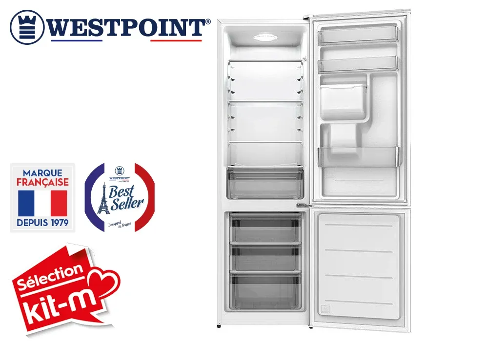 Combiné 2 Portes avec Distributeur d’eau Westpoint (WCS-29F23.EWDI) – Image 4