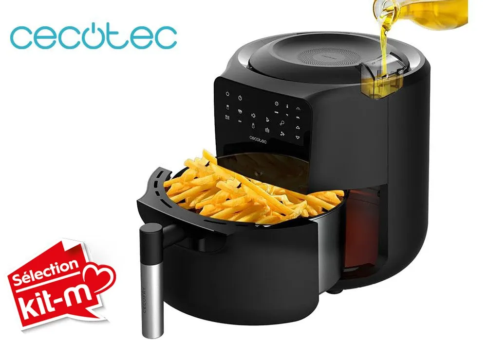 Friteuse sans Huile avec Vaporisateur d’Huile Cecofry Rain Cecotec (3300) – Image 2