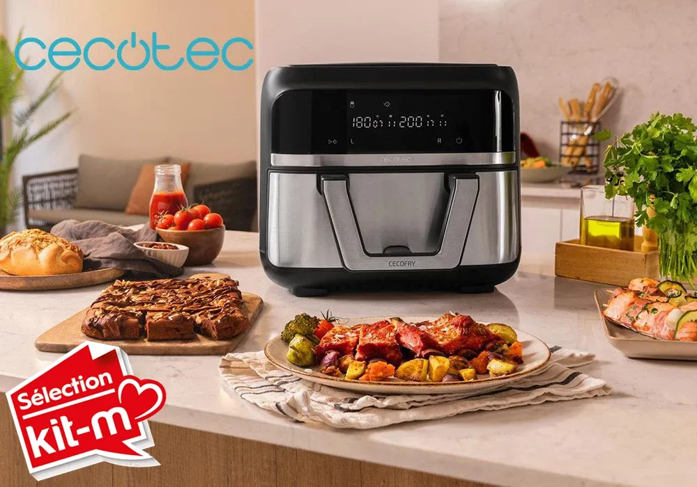 Friteuse sans Huile Cecofry Dual 900 Cecotec (4996)