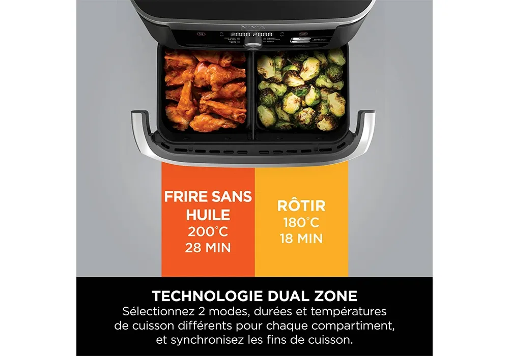Friteuse sans Huile Foodi Flex 10.4L Ninja (AF500EU) – Image 7