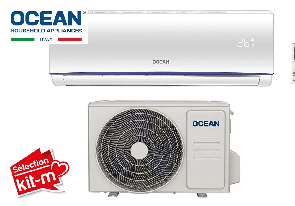 Climatiseur SPLIT Inverter Pompe à Chaleur 18000BTU Sans Pose Ocean (ACSIHSY18DOC)