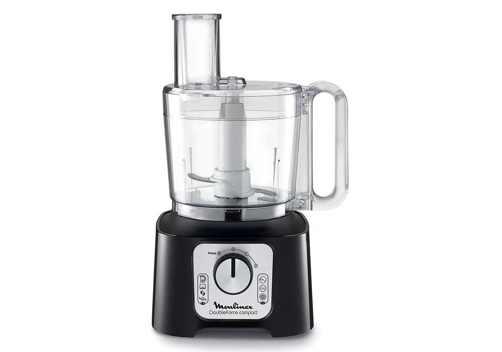 Robot Culinaire Double Force Compact Noir Moulinex (FP546810)