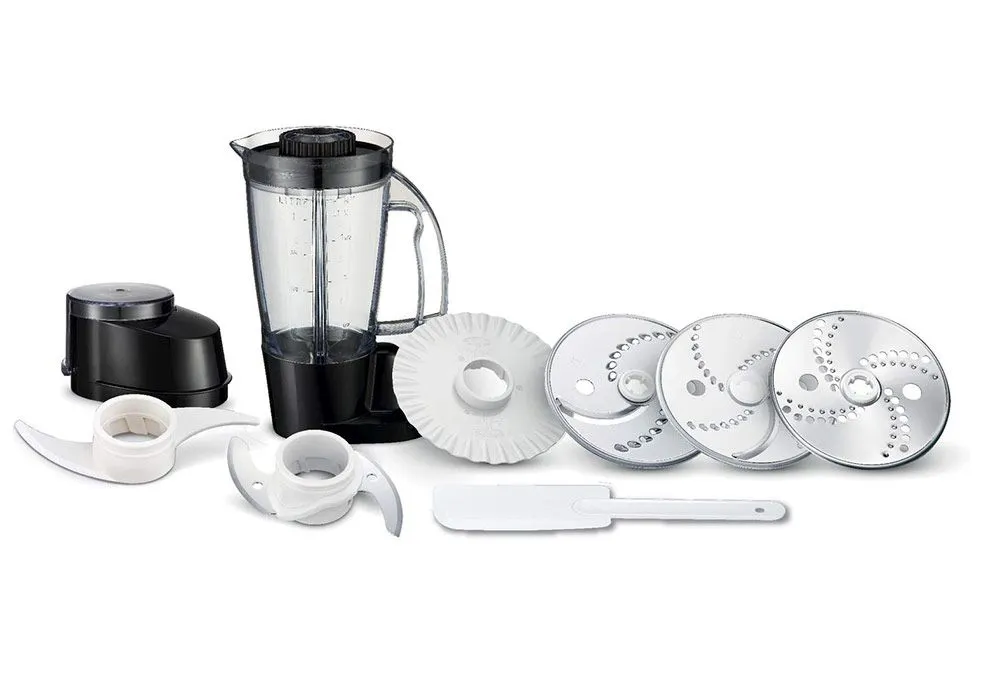 Robot Culinaire Double Force Compact Noir Moulinex (FP546810) – Image 2