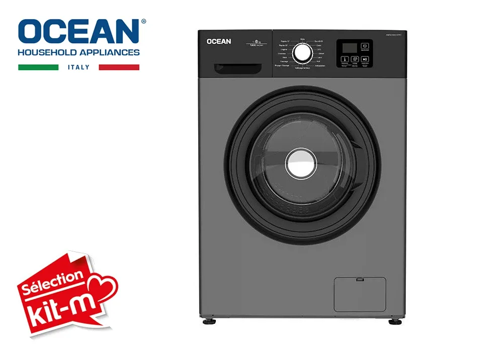Lave-Linge Silver 6kg Ocean (OWFW6120DS)