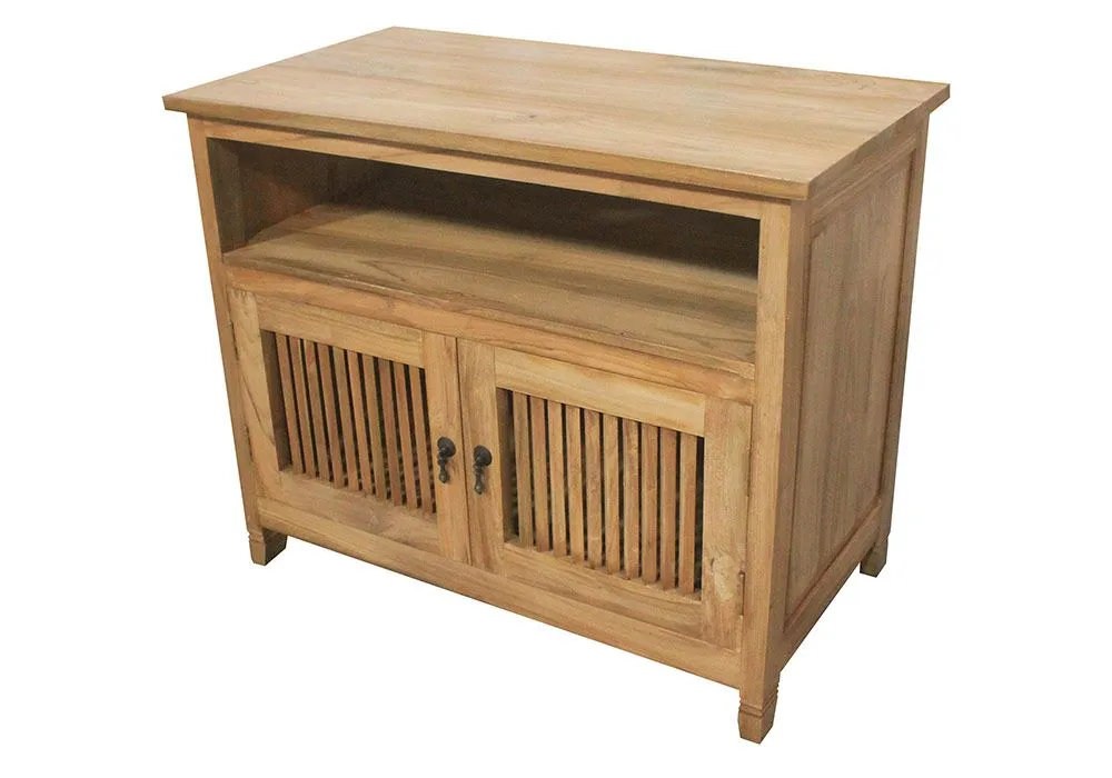 Meuble 2 Portes en Teck Massif