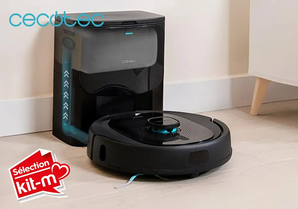 Aspirateur Robot Laser avec Base Auto-Vidante Conga 8290 Immortal Ultra Power Home X-Treme Cecotec (8612)