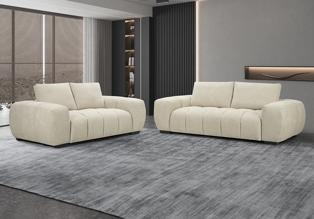 Salon 3 Places +2 Places Beige Hivra