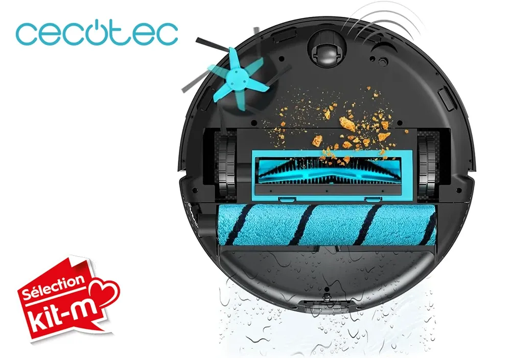 Aspirateur Laser et Robot Laveur avec Base Auto-Videuse 12090 Twice Roller Home&Fill Cecotec (8597) – Image 2