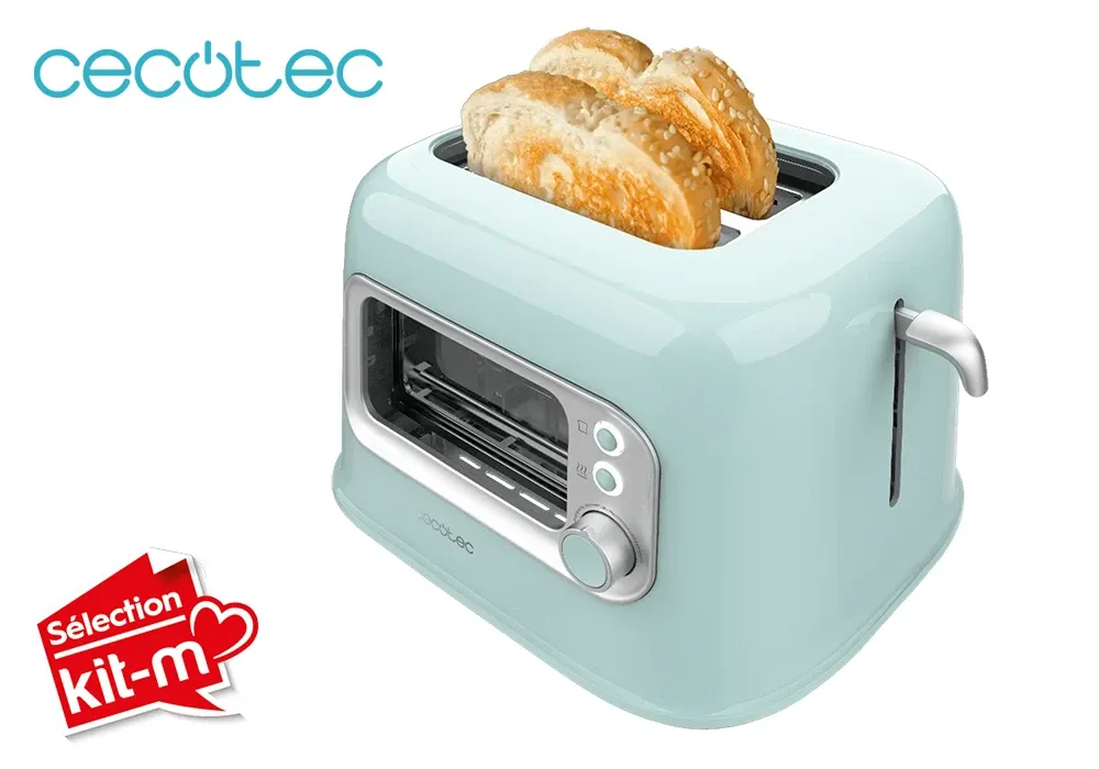 Grille-Pain avec Fenêtre Rétrovision Cecotec (8039/8040/8042) – Image 7