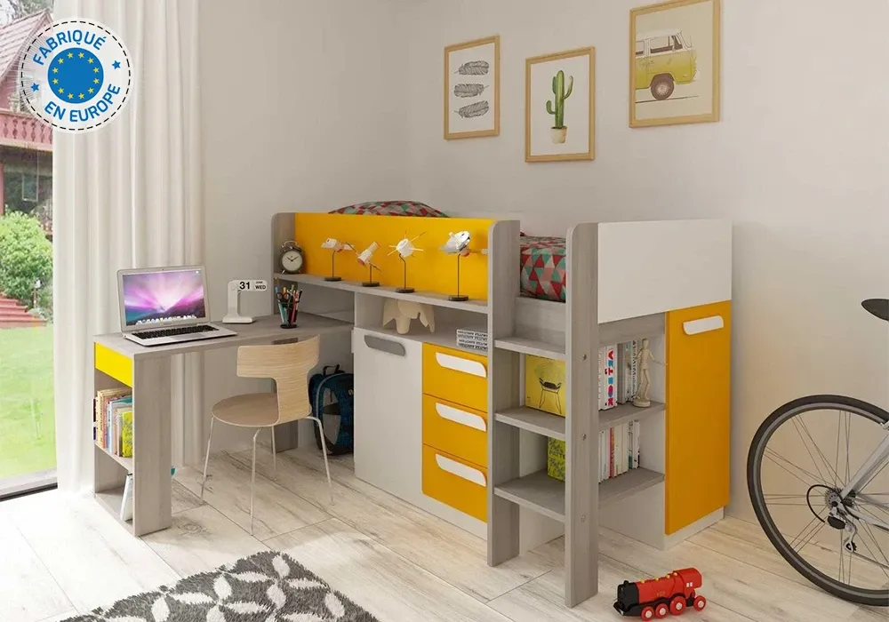 Lit Compact avec Bureau – Image 2