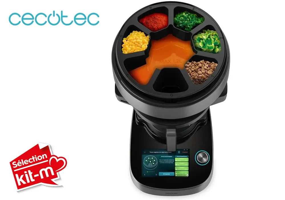 Robot Cuiseur Multifonction Connecté avec Distributeur d’Aliments Mambo CooKing Unique Cecotec (4701) – Image 2