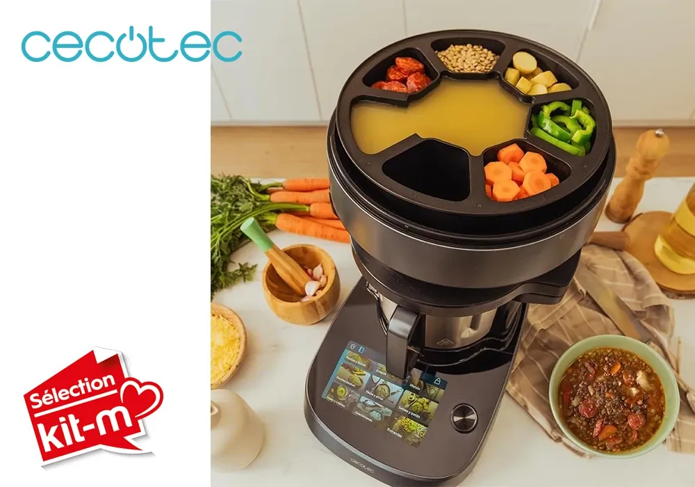 Robot Cuiseur Multifonction Connecté avec Distributeur d’Aliments Mambo CooKing Unique Cecotec (4701) – Image 3