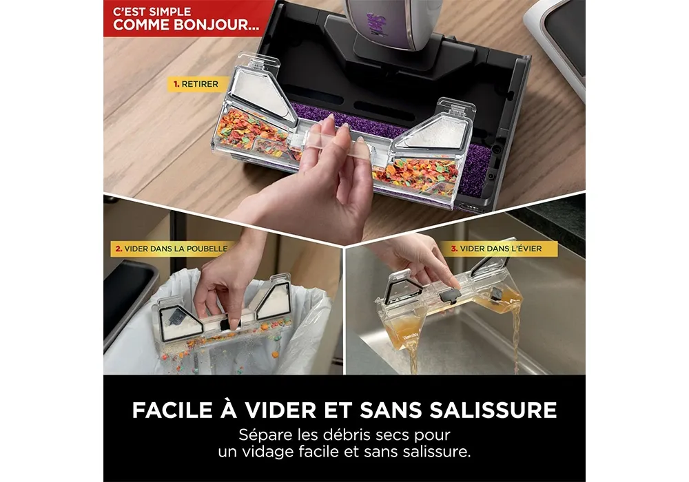 Balai Vapeur avec Rouleau Brosse SteamPickUp Shark (SD200EU) – Image 7