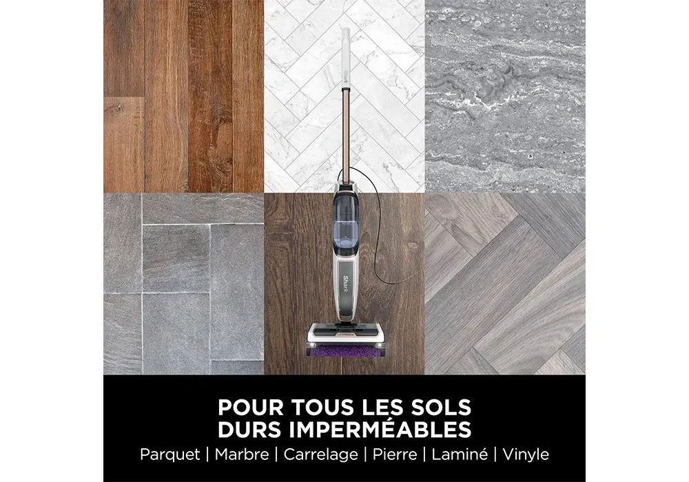 Balai Vapeur avec Rouleau Brosse SteamPickUp Shark (SD200EU) – Image 8