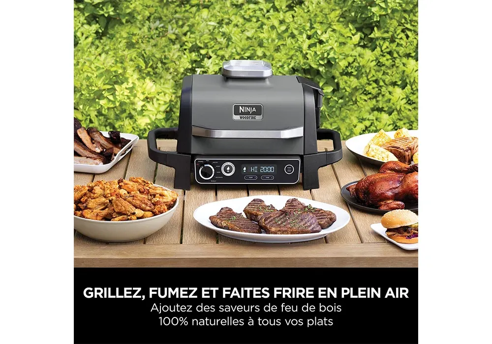 Barbecue électrique & Fumoir Woodfire Ninja (OG701EU) – Image 4