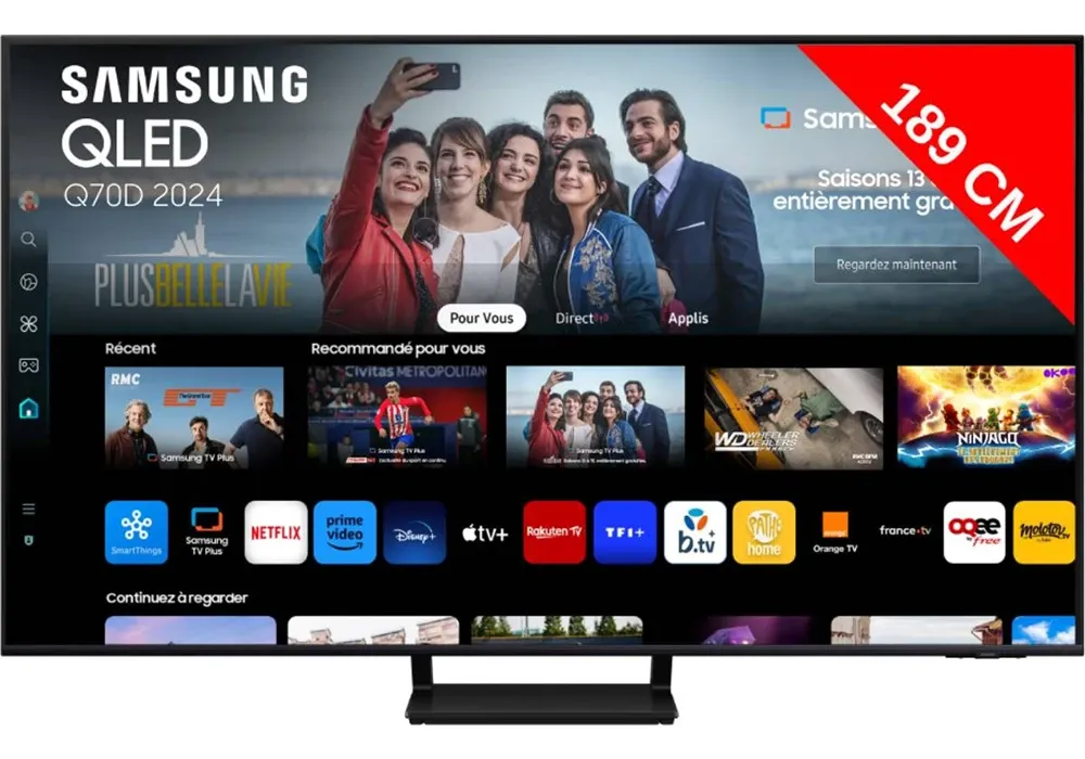 TV QLED 4K 100HZ 65″163cm Samsung (TQ65Q70D) – Image 3