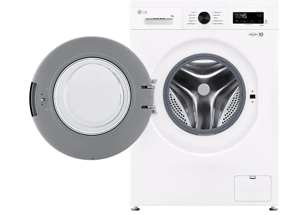 Lave-Linge 9kg Direct Drive LG (F94B15WHS) – Image 2