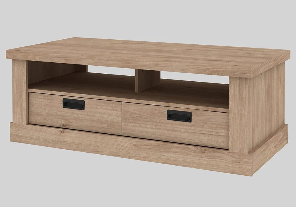 Table de Salon 2 Tiroirs (Collection Djambo)