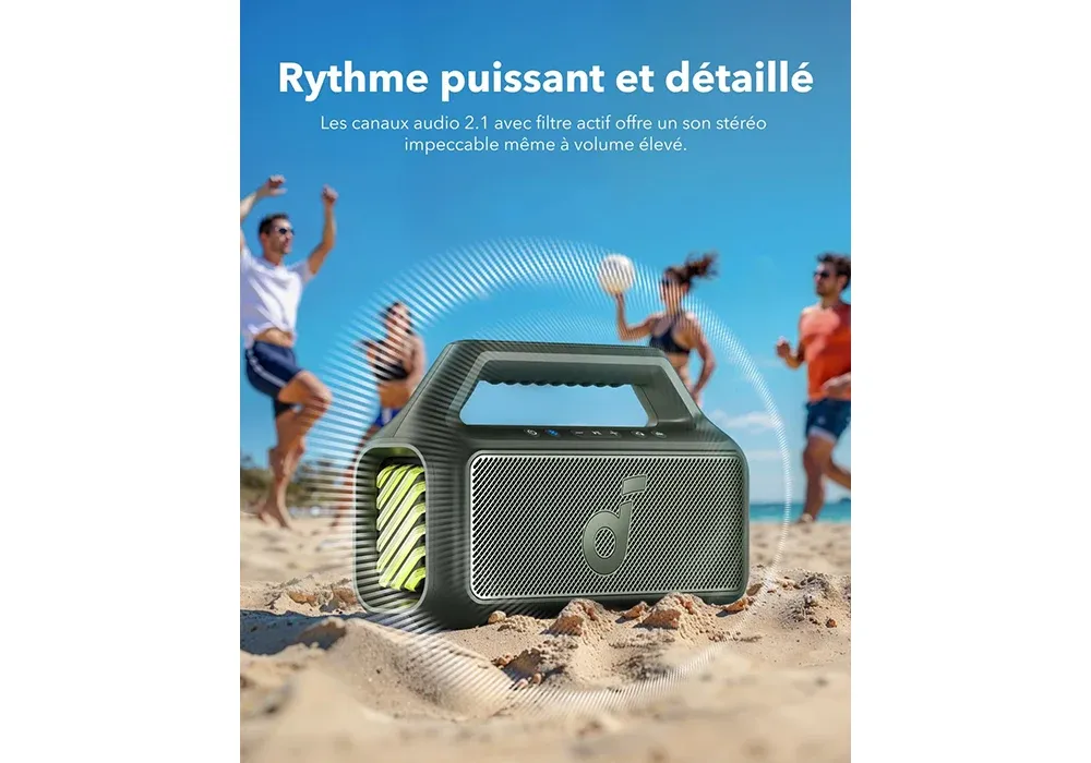 Enceinte Bluetooth Boom 2 Bass Soundcore (BOOMS2) – Image 4