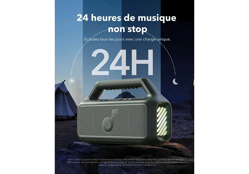 Enceinte Bluetooth Boom 2 Bass Soundcore (BOOMS2) – Image 6