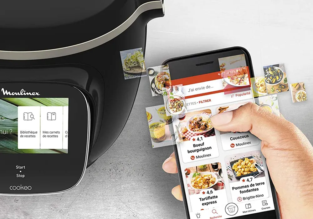 Multicuiseur Moulinex Cookeo Touch Wifi Noir (CE902800 ) – Image 2