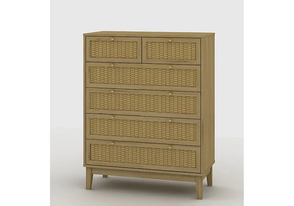 Commode 6 Tiroirs (Collection Bordeaux)