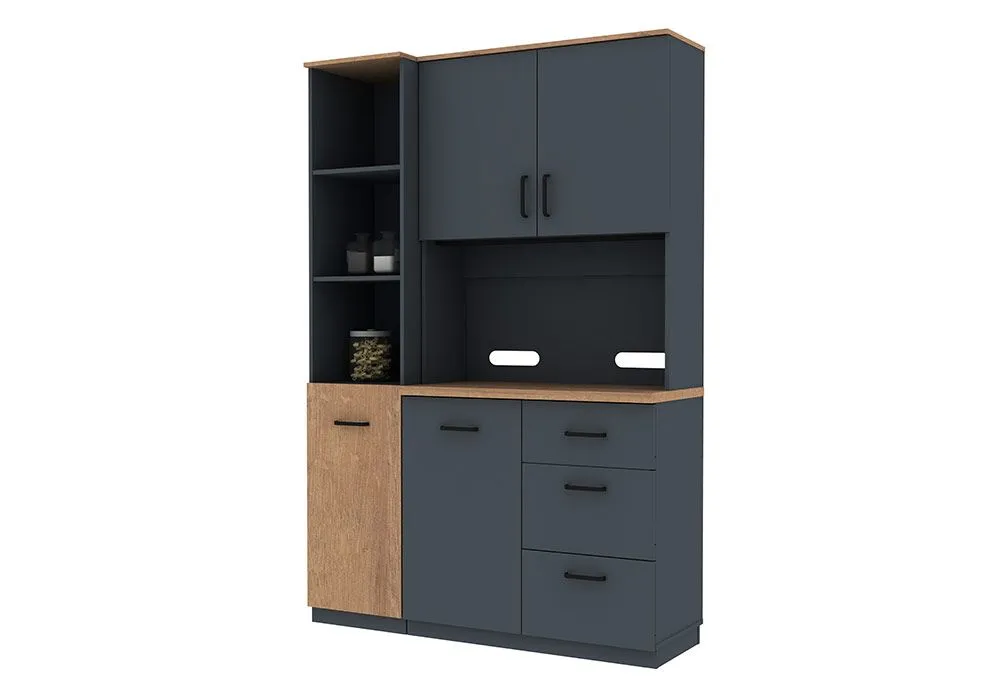 Buffet de Cuisine 4 Portes 3 Tiroirs Mora