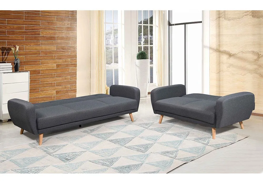 Salon 3+2 avec Pouf Convertible – Image 2