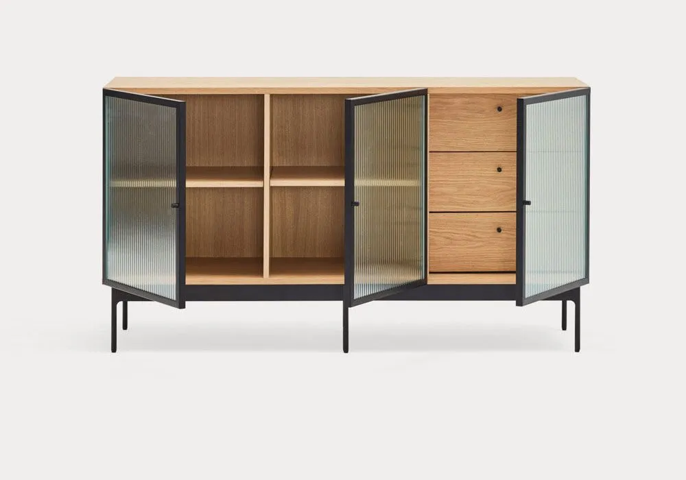 Buffet Bas 3 Portes 3 Tiroirs Blur – Image 6