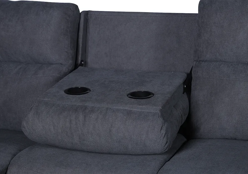 Salon d’Angle Relax avec Pouf – Image 5