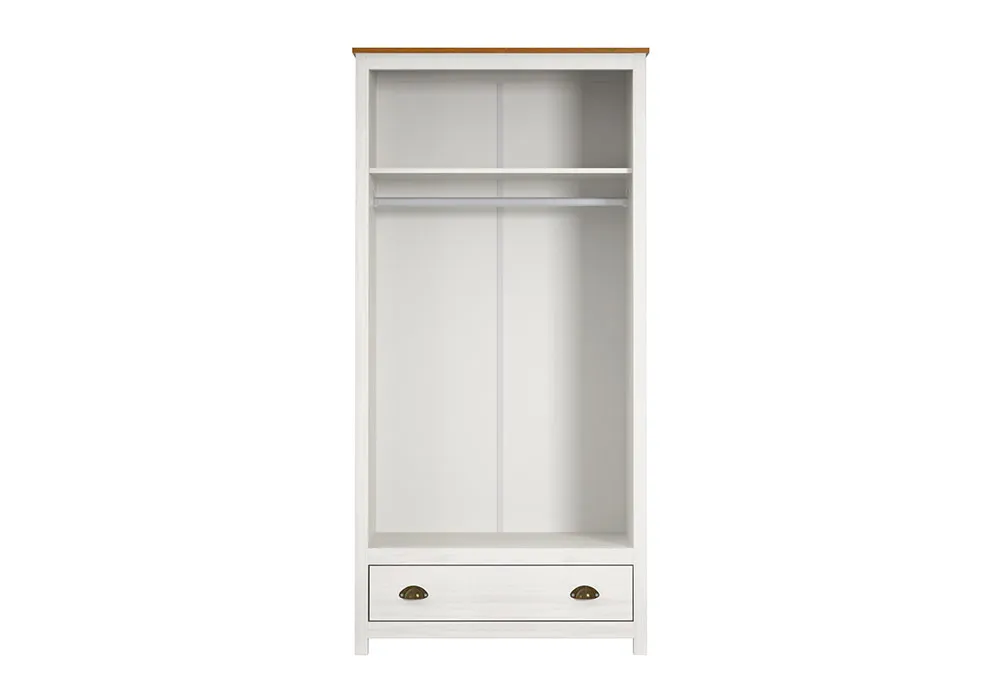 Armoire 2 Portes 1 Tiroir sans Surmeuble (Chambre à Coucher Topazio Junior) – Image 2