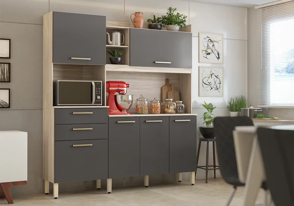 Buffet de Cuisine Select 6 Portes 2 Tiroirs