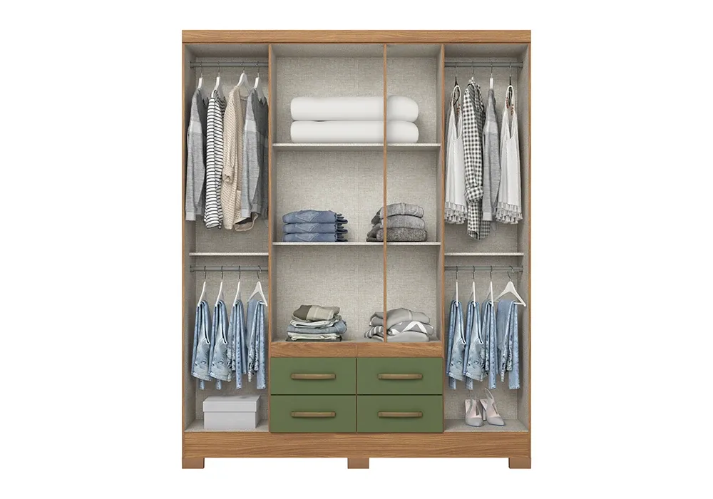 Armoire 5 Portes avec 4 Tiroirs – Image 2