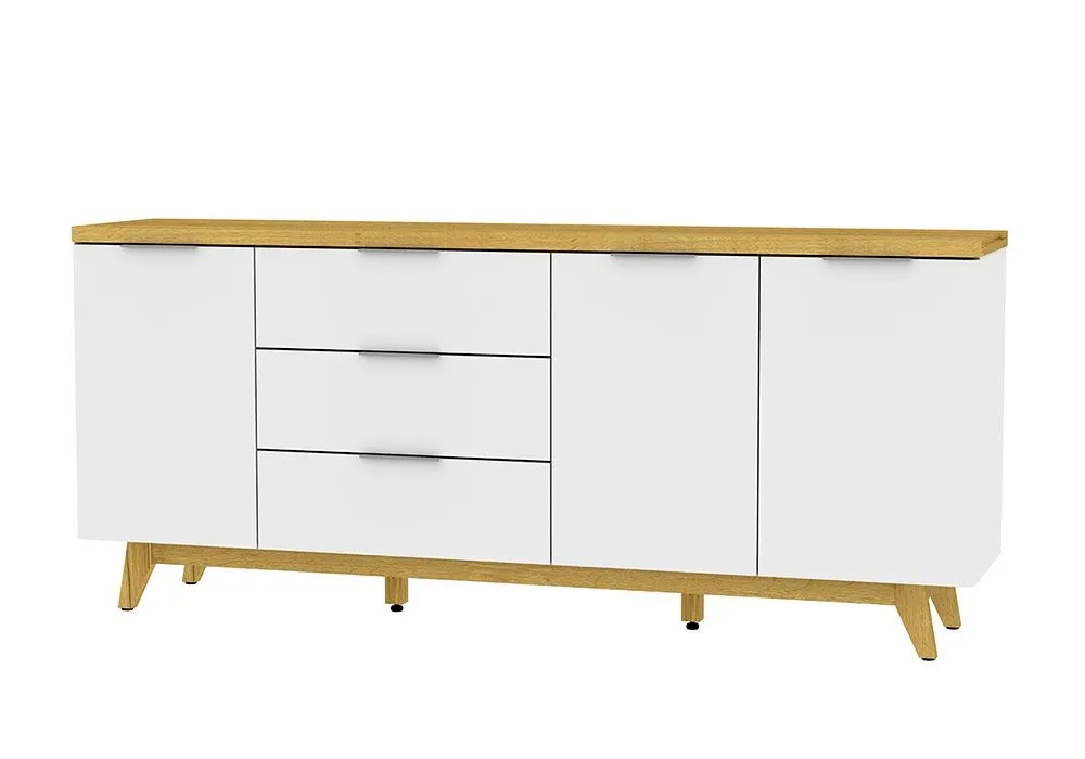 Bahut Bas 3 Portes 3 Tiroirs (Collection Libre)