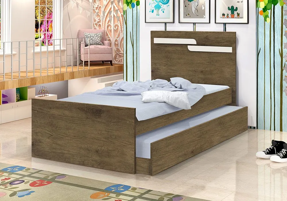 Lit 90x190cm avec Tiroir Flora